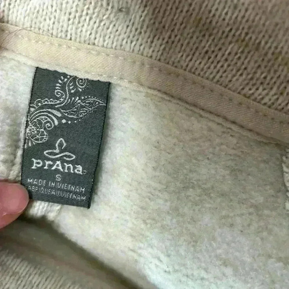 Prana size small tan, pull over sweater - Picture 6 of 6